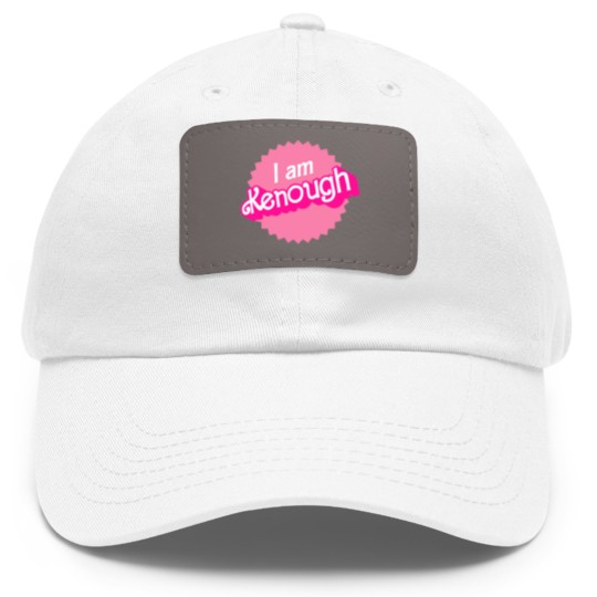 Discover I am Kenough Dad Hat With Leather Patch