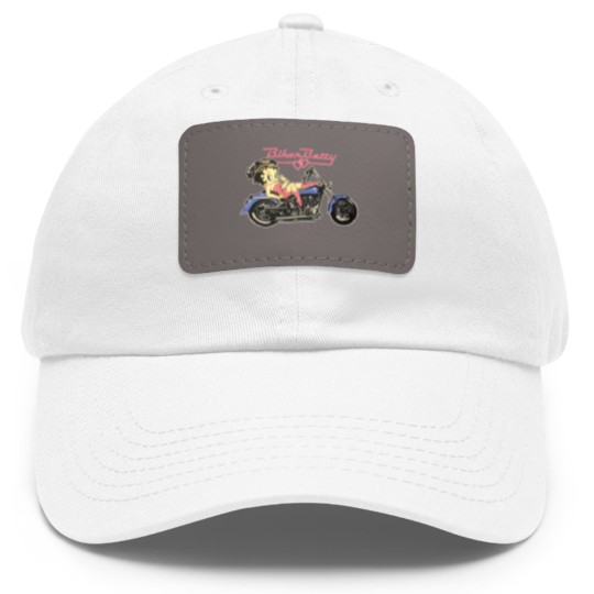 Discover 1993 Biker Betty Boop vintage motorcycle Dad Hat With Leather Patch Dad Hat With Leather Patch