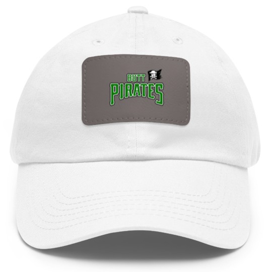 Discover Butt Pirates Green - Butt Purates - Dad Hat With Leather Patch