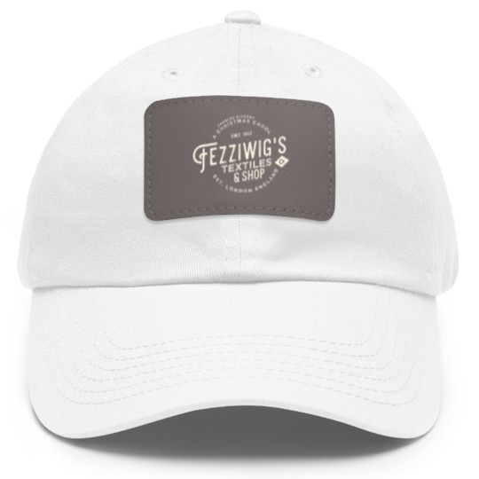 Discover christmas carol, fezziwigs, scrooge, holiday design t Dad Hat With Leather Patch