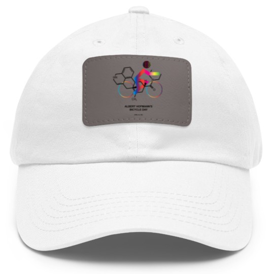 Discover Albert Hofmann's Bicycle Day Dad Hat With Leather Patch