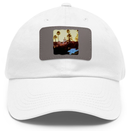 Discover Vintage The Eagles Concert Tour Dad Hat With Leather Patch Hotel California
