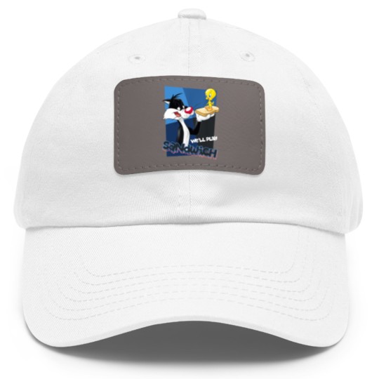 Discover Tweety Bird Dad Hat With Leather Patch Looney Tunes Sylvester Tweety Sandwich