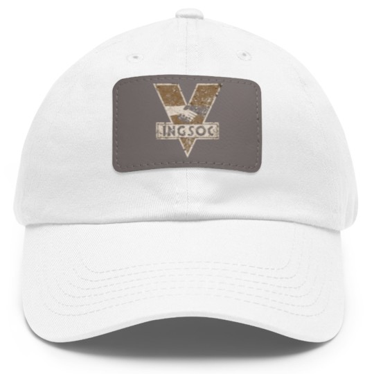 Discover INGSOC LOGO - Sci Fi - Dad Hat With Leather Patch