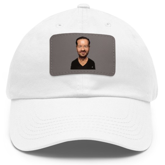 Discover Ricky Gervais - Ricky Gervais - Dad Hat With Leather Patch