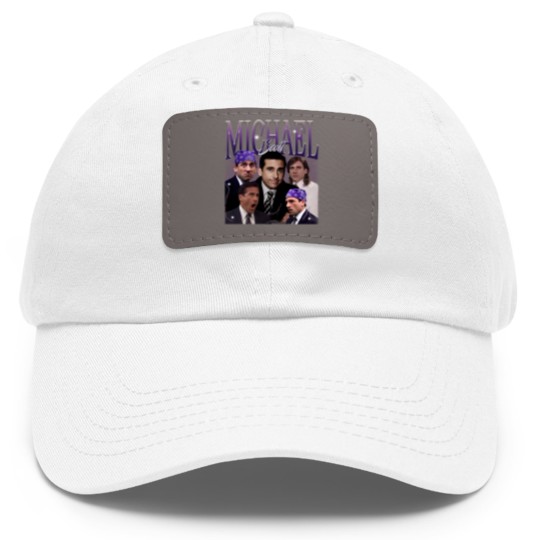 Discover Retro Michael Scott Dad Hat With Leather Patch, Limited Michael Scott Vintage Dad Hat With Leather Patch, Michael Scott Gift