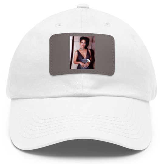 Discover Halle Berry Dad Hat With Leather Patch / BAPS Vintage Dad Hat With Leather Patch / Aesthetic Premium Unisex Dad Hat With Leather Patch