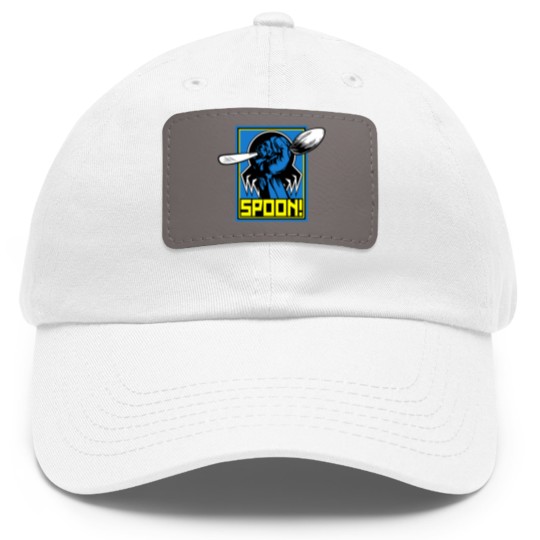 Discover the tick spoon Dad Hat With Leather Patch