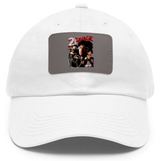 Discover Limited 21 Savage Vintage 90s Dad Hat With Leather Patch, Gift For Woman and Man Unisex Dad Hat With Leather Patch