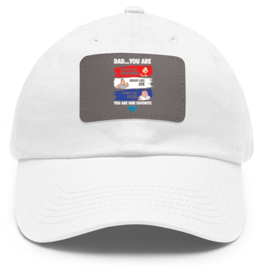Discover Family Guy Dad Hat With Leather Patch, Smooth Like Quagmire Dad Hat With Leather Patch, Brave Like Joe Dad Hat With Leather Patch