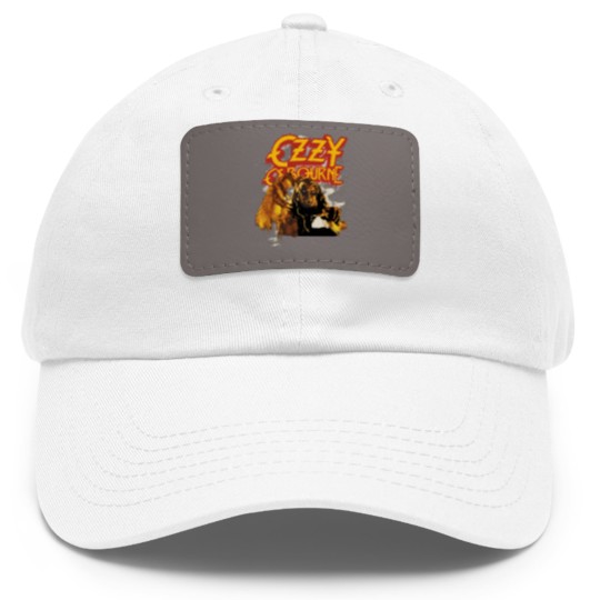 Discover Ozzy Osbourne - Vintage Werewolf Dad Hat With Leather Patch
