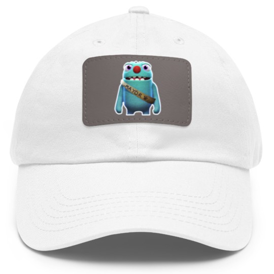 Discover Filbo Fiddlepie Bugsnax MayorCatch All The Snax In Your Trap Tri-blend Dad Hat With Leather Patch