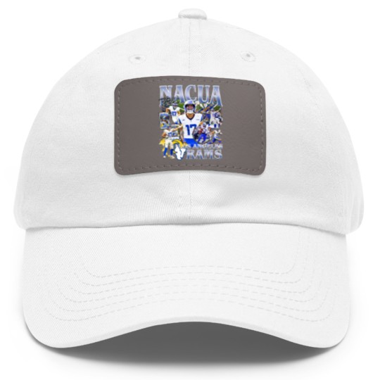 Discover Vintage 90s Graphic Style Puka Nacua Dad Hat With Leather Patch Football Dad Hat With Leather Patch