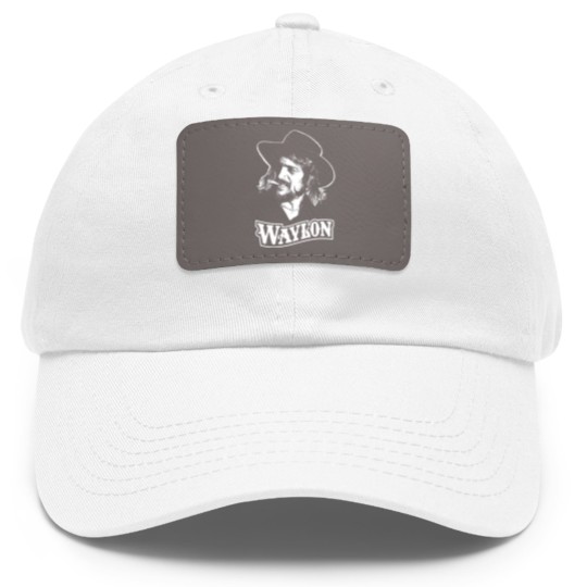 Discover Waylon Jennings Vintage Dad Hat With Leather Patch, Waylon TOUR 1984 Vintage Dad Hat With Leather Patch