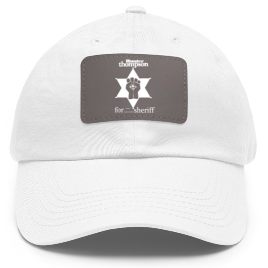 Discover hunter thompson Dad Hat With Leather Patch