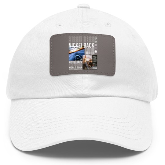 Discover Nickelback Music Dad Hat With Leather Patch, Merch Vintage Get Rollin' Tour 2023 Dad Hat With Leather Patch