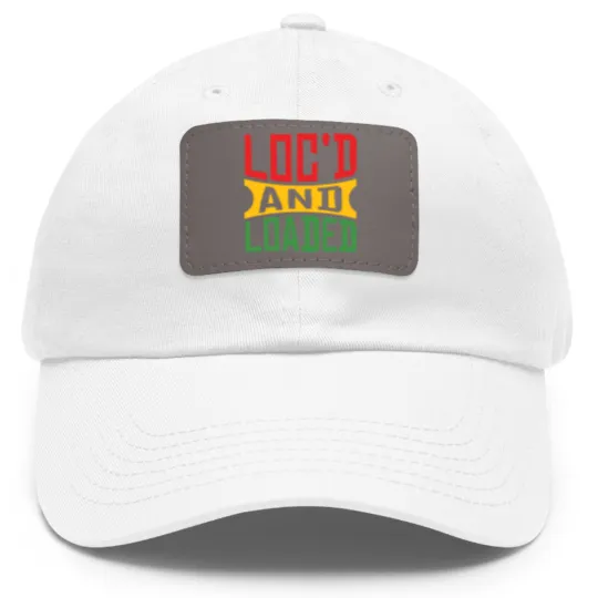 Discover Dreadlocks Rasta Locs Rastafari Dad Hat With Leather Patch