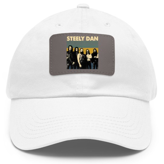 Discover Steely Dan Retro Vintage Dad Hat With Leather Patch, Steely Dan Gift Dad Hat With Leather Patch