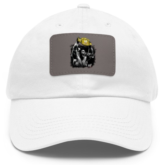 Discover Vintage Wrestling Entertainment WWF John  Cena Dad Hat With Leather Patch