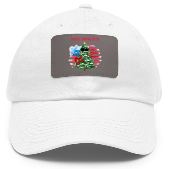 Discover Spruce Springsteen Dad Hat With Leather Patch