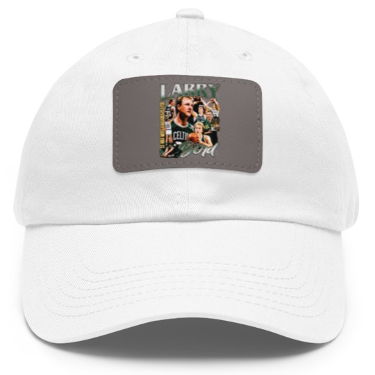 Discover Larry Bird Vintage Dad Hat With Leather Patch, Larry Bird Fan Tees, Basketball Dad Hat With Leather Patch