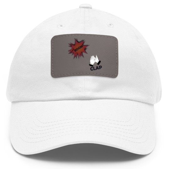 Discover Charli XCX Inspired designs Boom Clap Dad Hat With Leather Patch