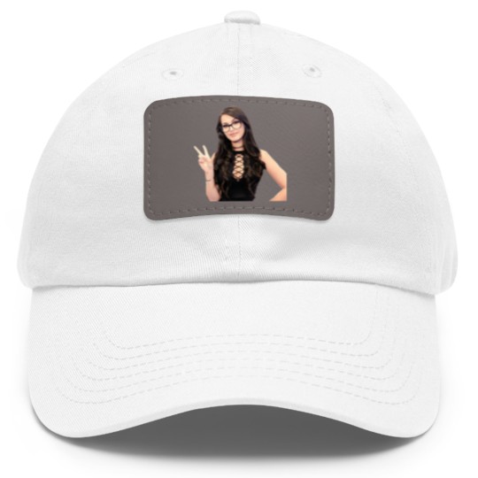 Discover sssniperwolf Dad Hat With Leather Patch