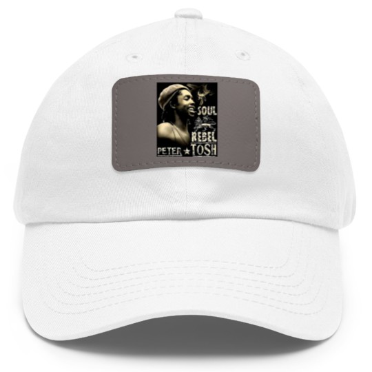 Discover Peter Tosh Jamaican Reggae Music Dad Hat With Leather Patch