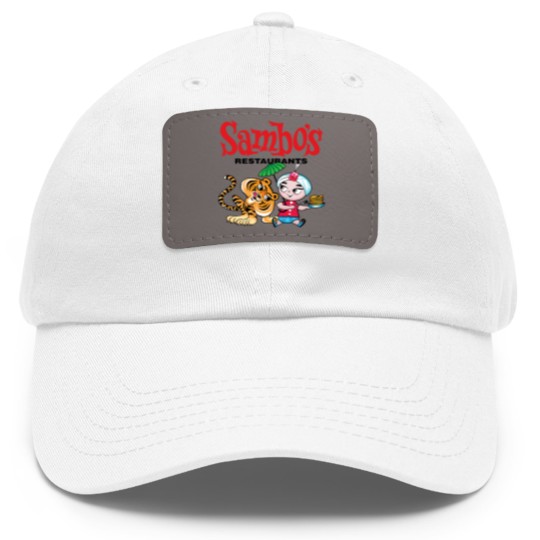 Discover Sambo's Restaurant Logo with Sambo and Tiger Dad Hat With Leather Patch