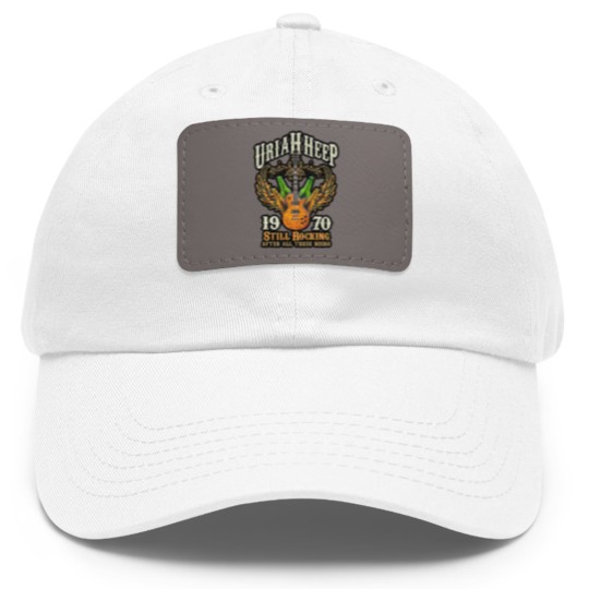 Discover Uriah Heep Dad Hat With Leather Patch