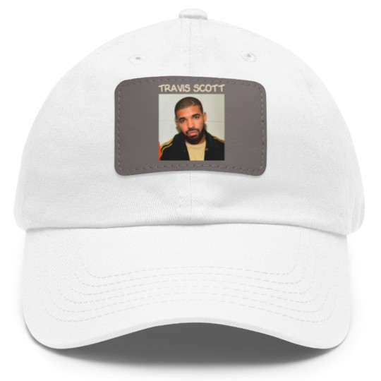 Discover Travis Drake | Rapper Funny Meme Dad Hat With Leather Patch Oddly Specific