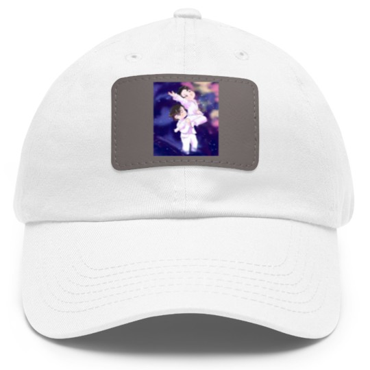 Discover black swan jikook Dad Hat With Leather Patch