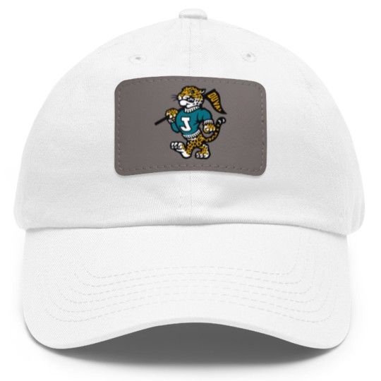 Discover Vintage Jags Mascot Dad Hat With Leather Patch