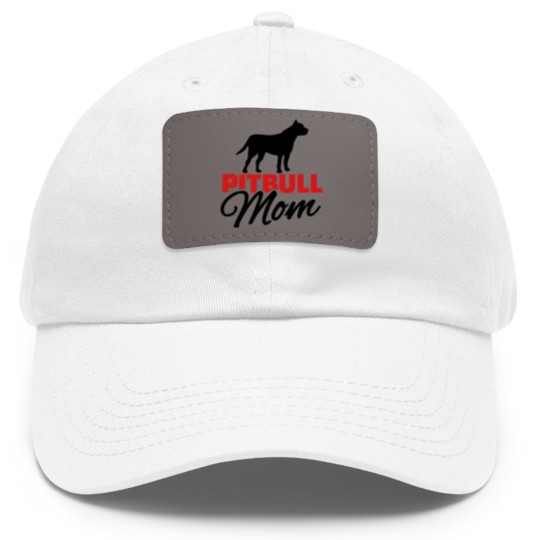 Discover Pit bull Dad Hat With Leather Patch