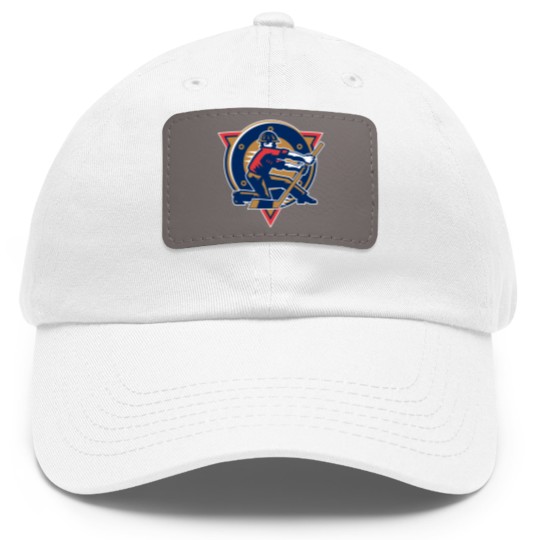 Discover Edmonton Oiler Rigger Dad Hat With Leather Patch