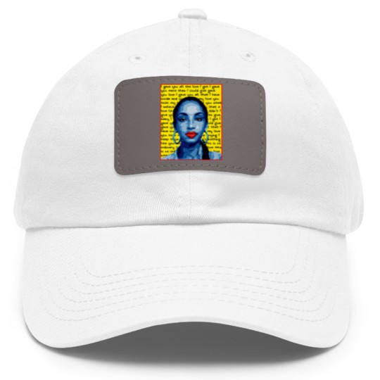 Discover Sade Unisex Heavy Cotton Dad Hat With Leather Patch| Sade Dad Hat With Leather Patch| No Ordinary Love