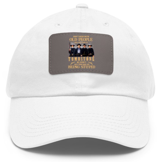 Discover Tombstone Movie Dad Hat With Leather Patch, Vintage Tombstone Graphic