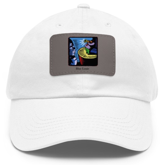 Discover Chandler Blue Louie Dad Hat With Leather Patch
