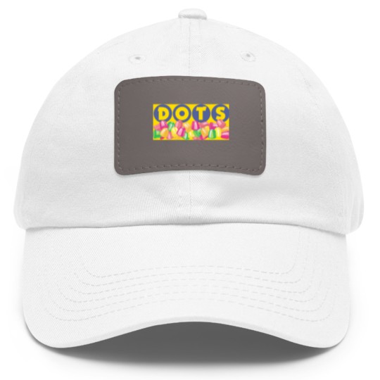 Discover Dots Candy Gumdrops Dad Hat With Leather Patch