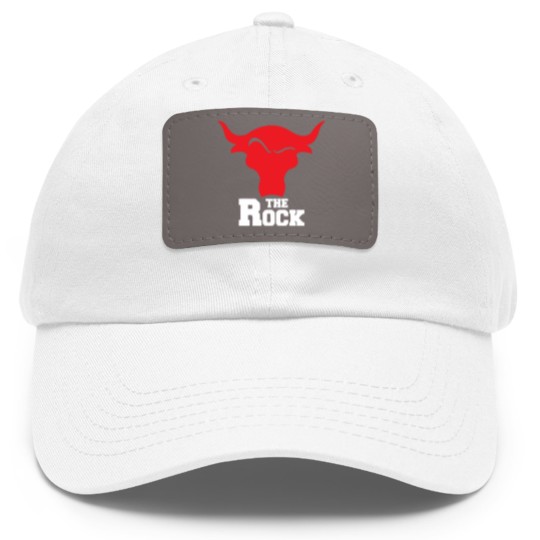 Discover The Rock Dad Hat With Leather Patch