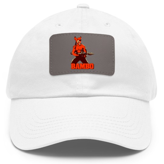 Discover BAMBO Dad Hat With Leather Patch