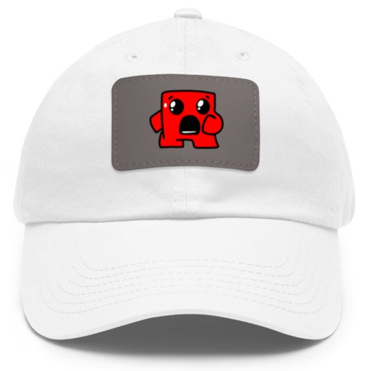 Discover Super Meat Boy Forever Dad Hat With Leather Patch