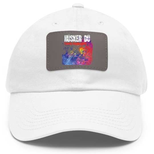 Discover HUSKER DU MUSIC PUNK Dad Hat With Leather Patch