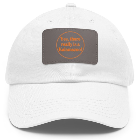 Discover Yes There Really Is A Kalamazoo Michigan Throwback Dad Hat With Leather Patch