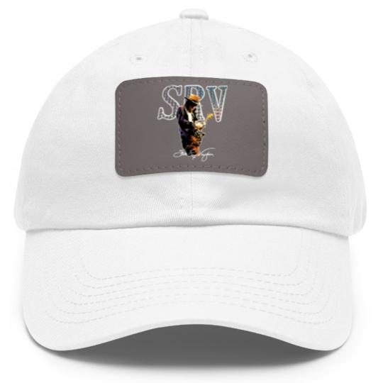 Discover Stevie Ray Vaughan legends never die Essential Dad Hat With Leather Patch