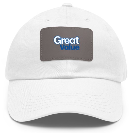 Discover Great value Dad Hat With Leather Patch