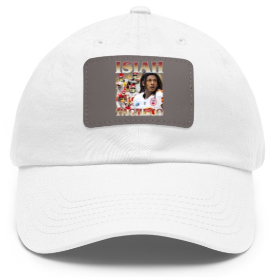 Discover Vintage Isiah Pacheco Vintage 90's Style Dad Hat With Leather Patch