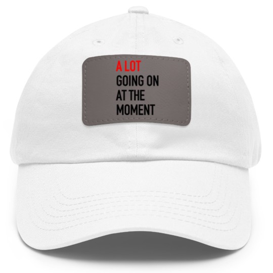 Discover A Lot Going On At The Moment New Eras Youth Dad Hat With Leather Patch, 2023 Concert Dad Hat With Leather Patch