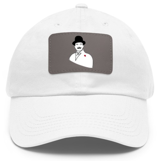 Discover Hercule Poirot Agatha Christie - Hercule Poirot - Dad Hat With Leather Patch
