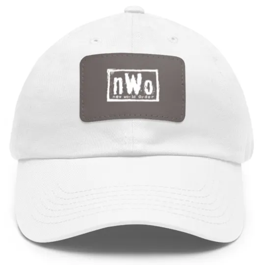 Discover Vintage 1998 NWO wrestling Dad Hat With Leather Patch